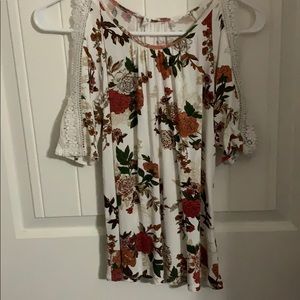 shoulder showing lacy top